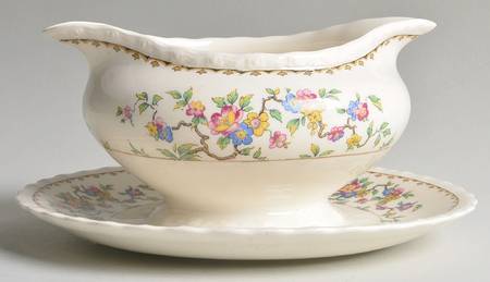 Rosemere Gravy Boat with Attached Underplate
