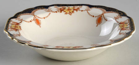 Rosemary (Square, Scalloped) Fruit/Dessert (Sauce) Bowl