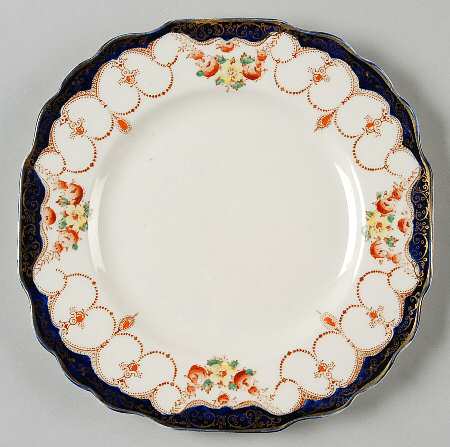Rosemary (Square, Scalloped) Salad Plate