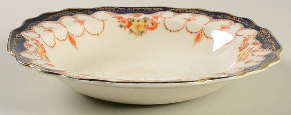 Rosemary (Square, Scalloped) Rim Soup Bowl