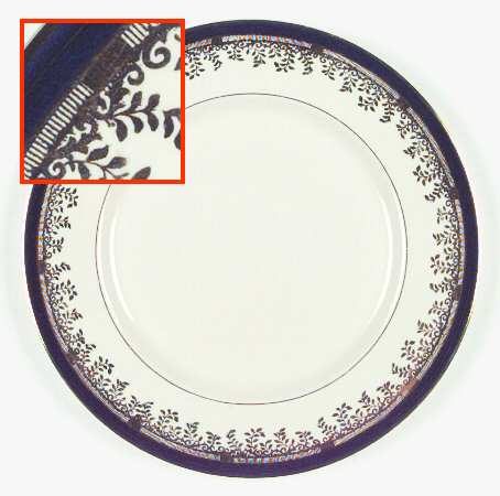 Royalty Cobalt Blue Dinner Plate