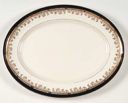 Royalty Cobalt Blue 14" Oval Serving Platter