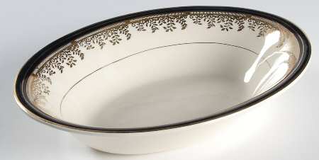 Royalty Cobalt Blue 9" Oval Vegetable Bowl