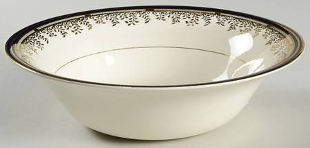 Royalty Cobalt Blue 8" Round Vegetable Bowl by Myott Staffordshire