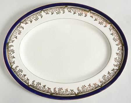 Royalty Cobalt Blue 11" Oval Serving Platter