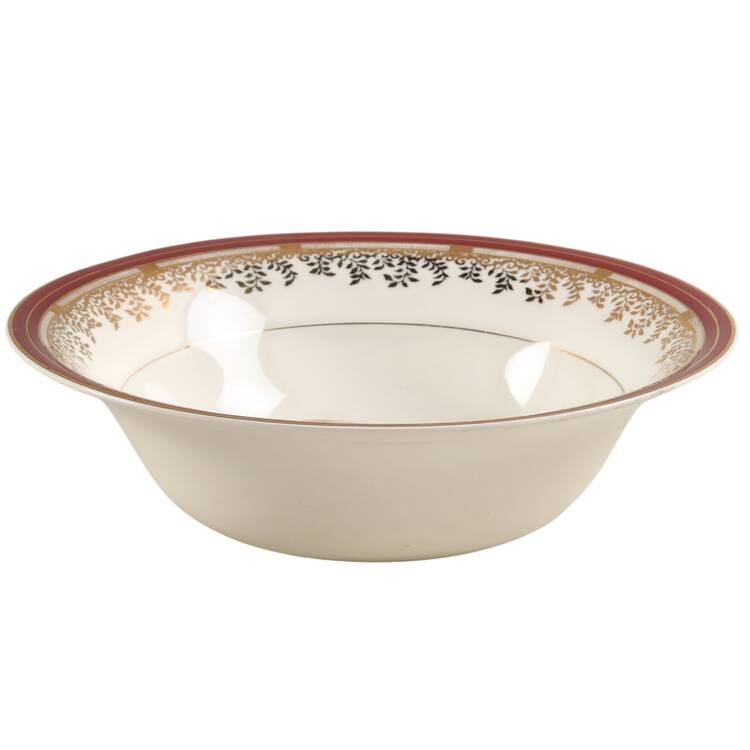 Royalty Maroon Band 8" Round Vegetable Bowl