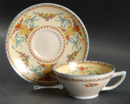 Royal York Flat Cup & Saucer Set
