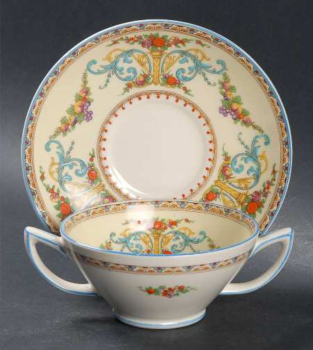 Royal York Footed Bouillon Cup & Saucer