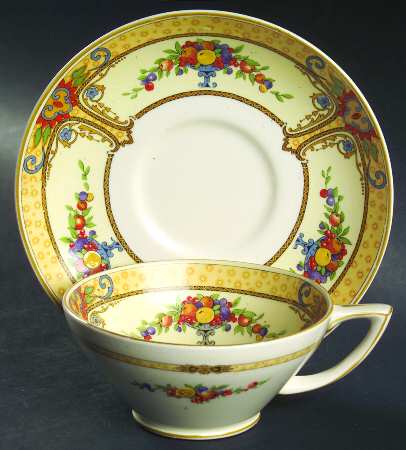 Seville Footed Cup & Saucer Set
