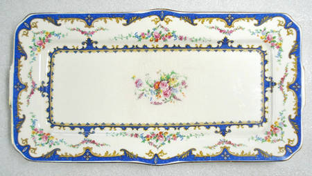 Sevres Blue Large Sandwich Tray