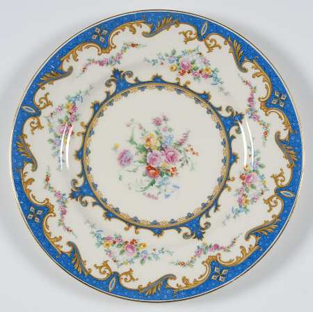 Sevres Blue Luncheon Plate