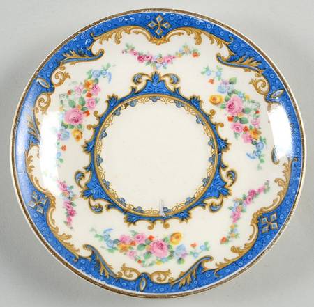 Sevres Blue Saucer for Demitasse Cup