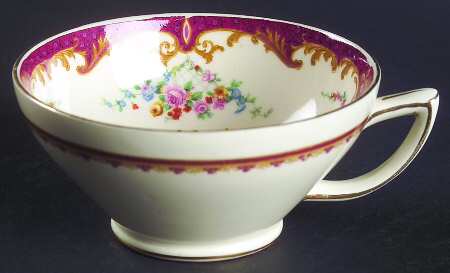 Sevres Red Footed Cup