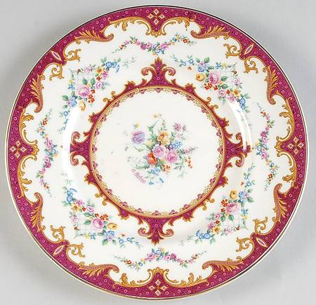 Sevres Red Salad Plate