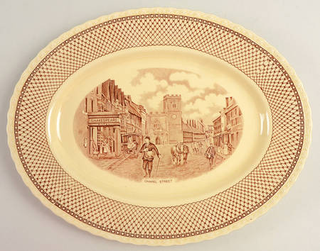Shakespeare Land 12" Oval Serving Platter