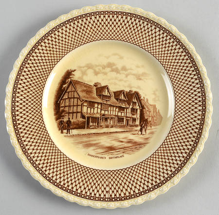 Shakespeare Land Luncheon Plate