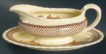 Shakespeare Land Gravy Boat & Underplate