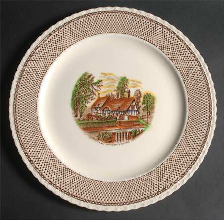 Shakespeare Land 13" Chop Plate (Round Platter)