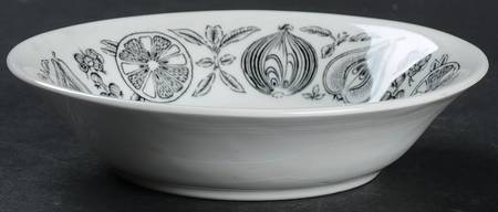 Silhouette Fruit/Dessert (Sauce) Bowl