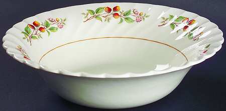 Strawberry Festival 8" Round Vegetable Bowl
