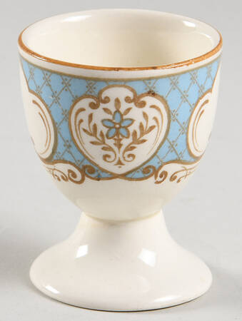 Staffordshire Rose Blue Single Egg Cup