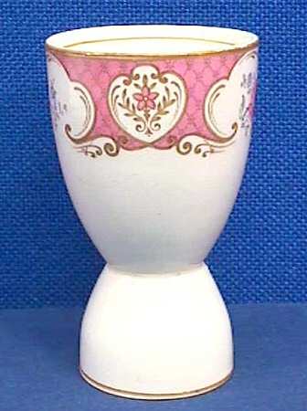 Staffordshire Rose Pink Double Egg Cup