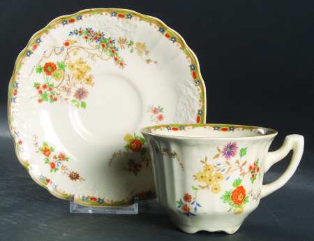Sunshine Susie Flat Cup & Saucer Set