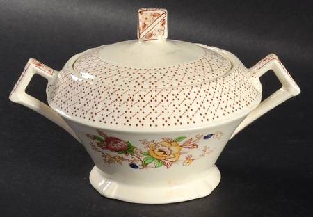 Swing Time (Scalloped) Sugar Bowl & Lid