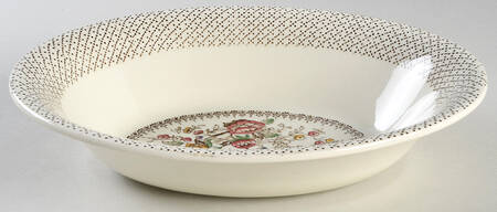 Swing Time (Smooth) 9" Oval Vegetable Bowl