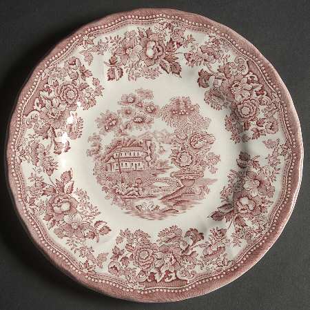 Tonquin Pink Red Salad Plate