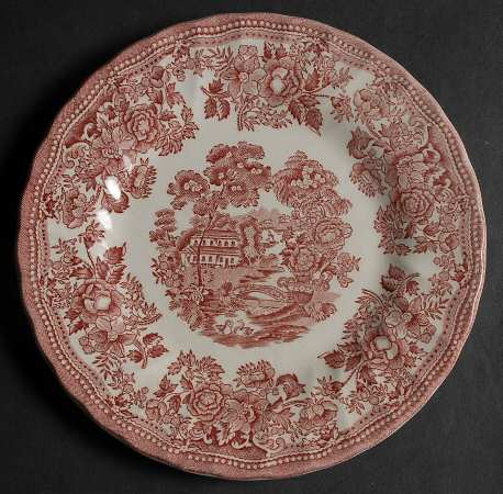 Tonquin Pink Red Dessert/Pie Plate