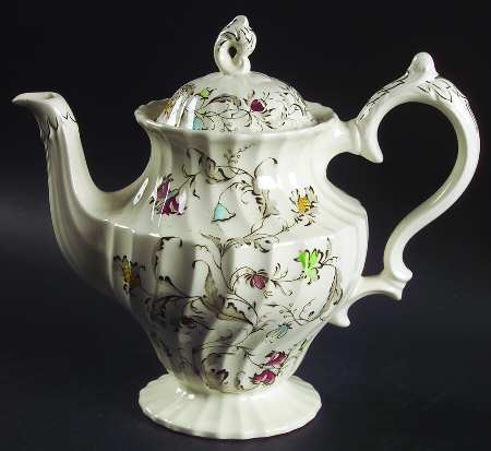 Vanity Fair Multicolor Teapot & Lid