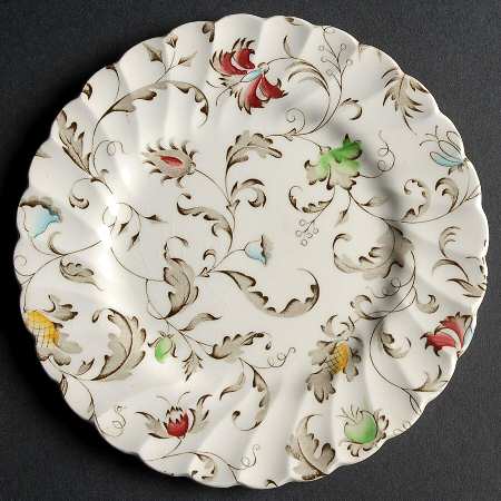 Vanity Fair Multicolor Bread & Butter Plate