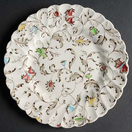 Vanity Fair Multicolor Salad Plate