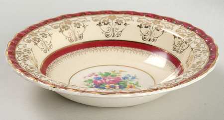 Valencia Burgundy Fruit/Dessert (Sauce) Bowl