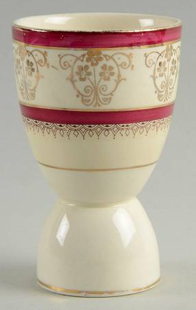 Valencia Burgundy Double Egg Cup