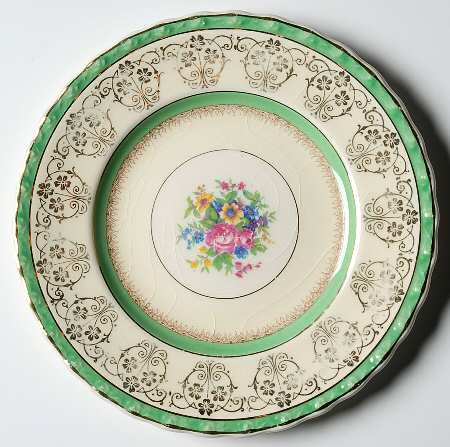 Valencia Green Bread & Butter Plate