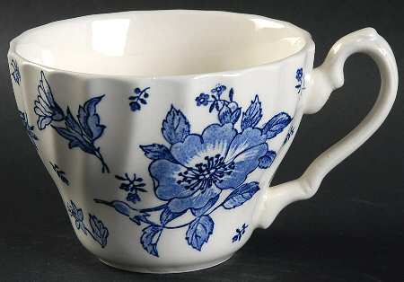 Wild Rose Blue Flat Cup