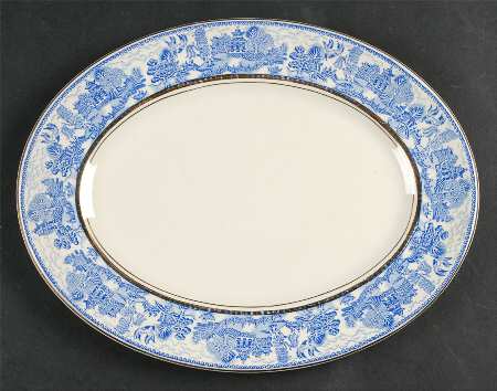 Ye Olde Willow 11" Oval Serving Platter