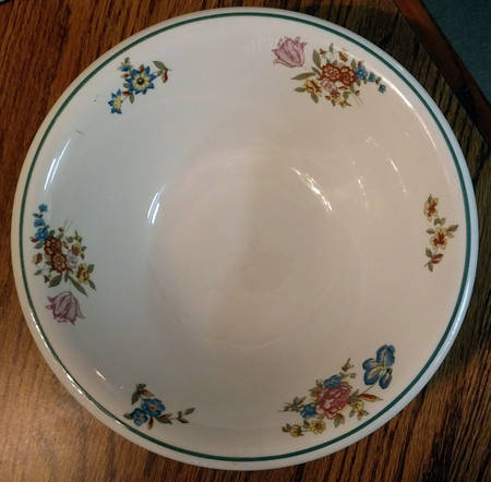 Dresden (American Green Band) 8" Round Vegetable Bowl