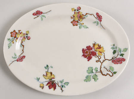 Rosedale (American) 11" Oval Serving Platter