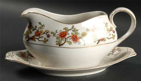 Flora Gravy Boat & Underplate
