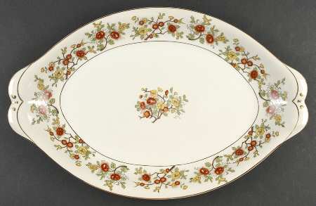 Flora 18" Oval Serving Platter