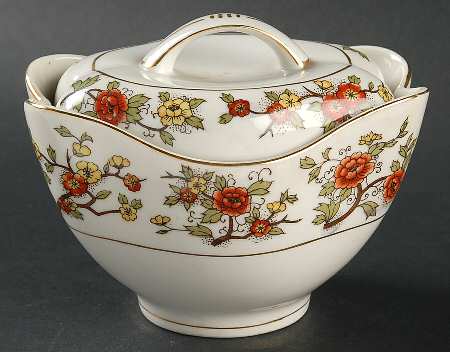 Flora Sugar Bowl & Lid
