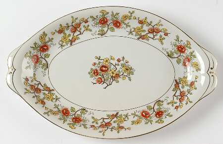 Flora 13" Oval Serving Platter