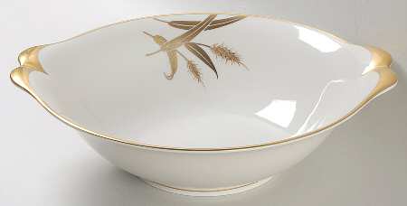 Midas (Cream Background, Occupied Japan) 10" Round Vegetable Bowl