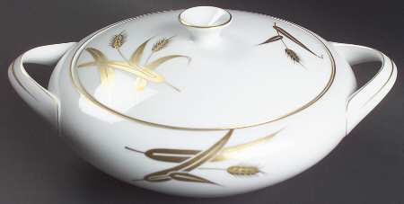 Midas (White Background) Round Covered Vegetable