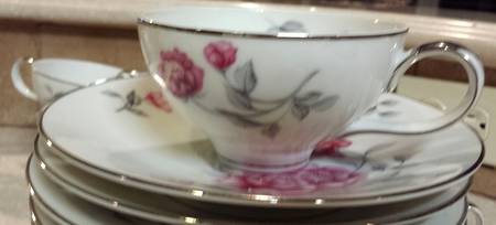 Princess Flat Cup & Saucer Set