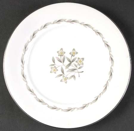 Silhouette Salad Plate