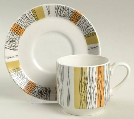 Sienna Flat Demitasse Cup & Saucer Set